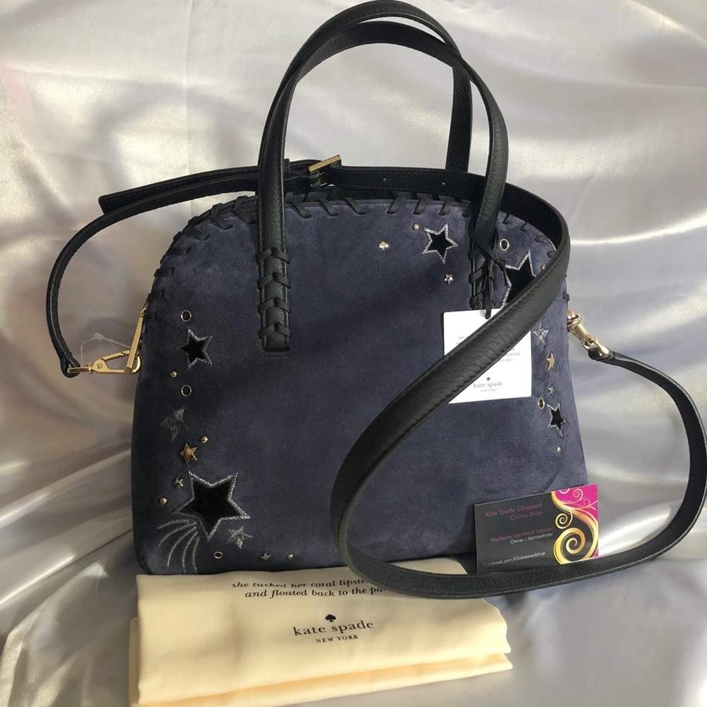 NWT Kate Spade Madison Daniels Drive Stars Lottie Twilight PXRU8408